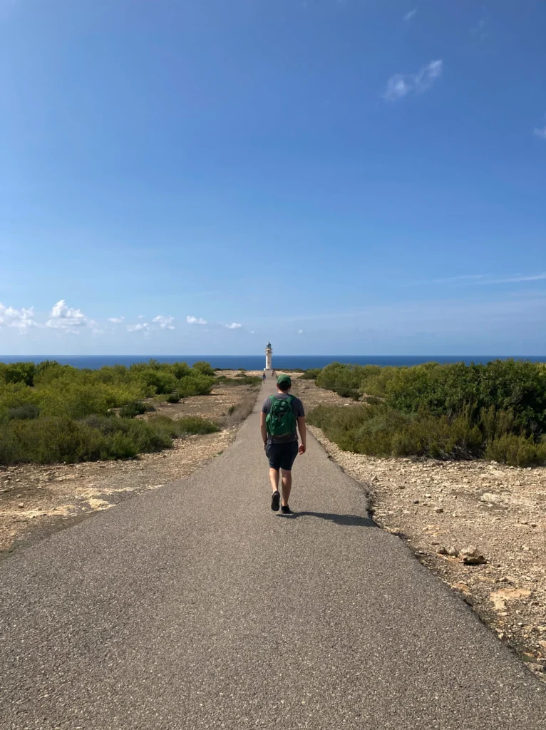 Weg zum Far de Barbaria