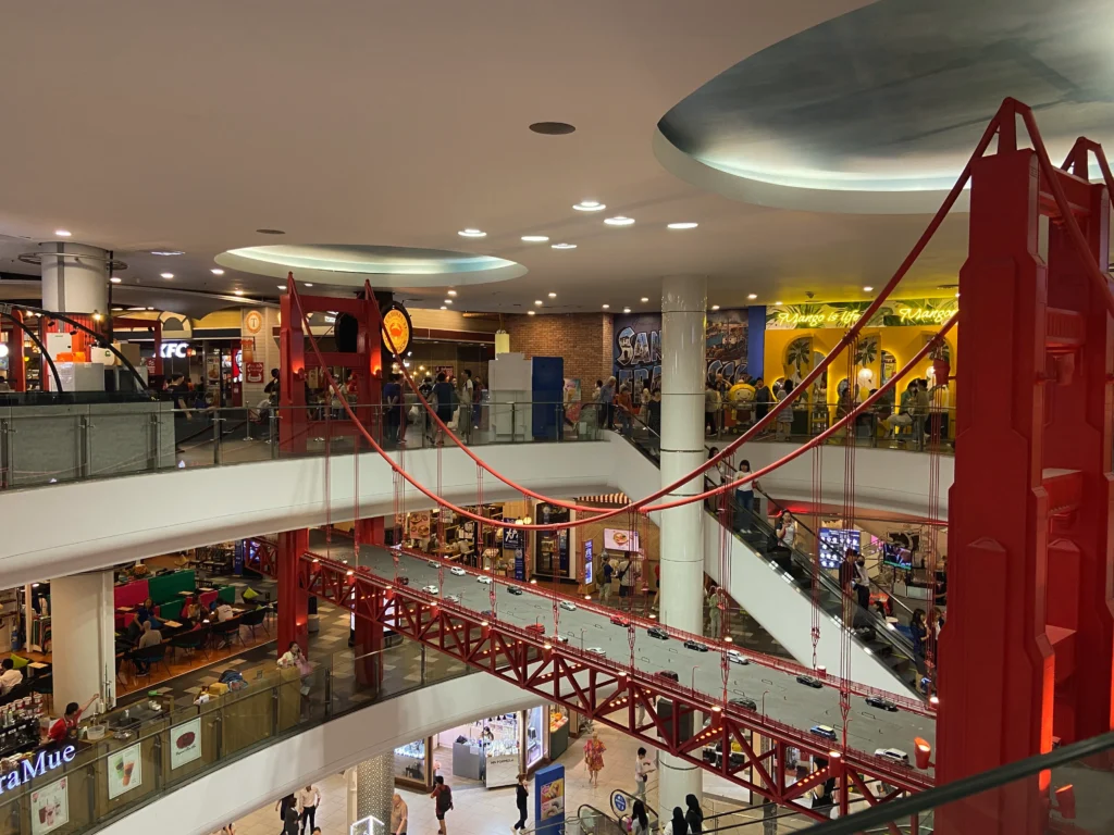 Thailand Bangkok: Terminal 21 Golden Gate Bridge