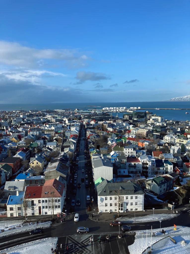 Island Reykjavik: City view