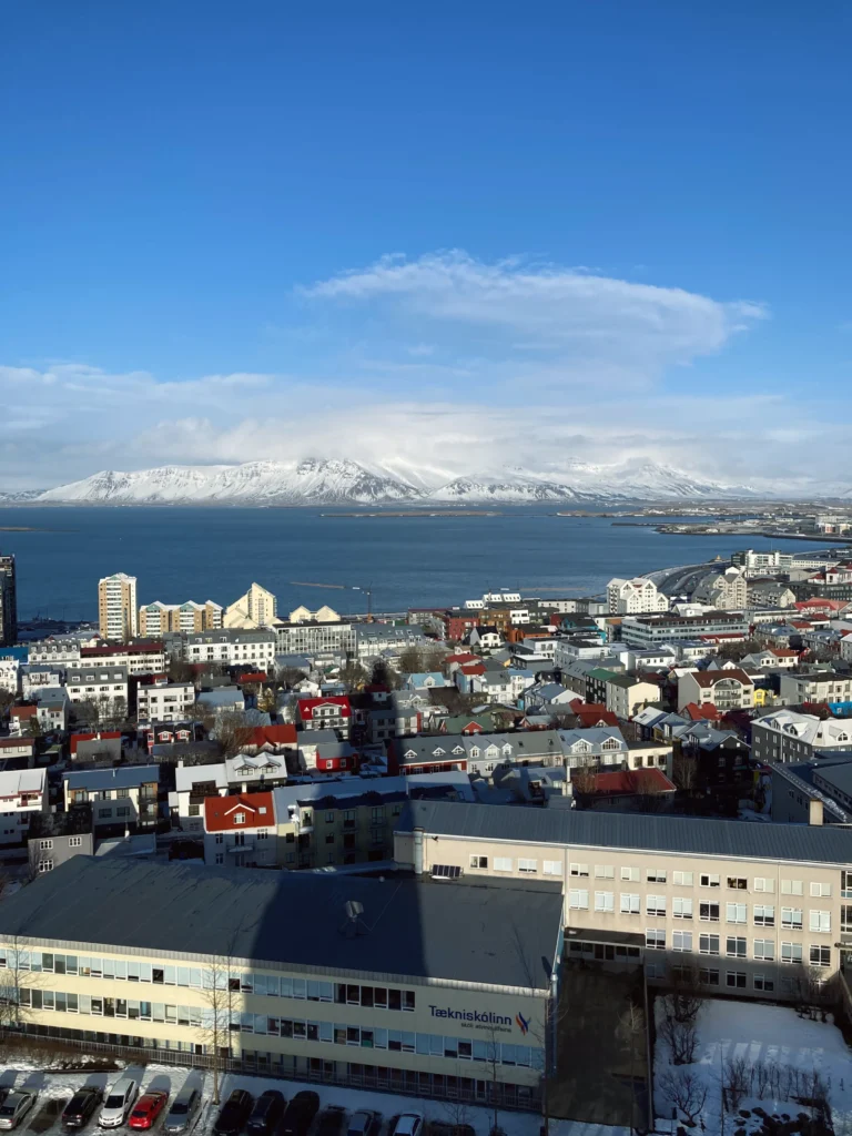 Island Reykjavik: City view