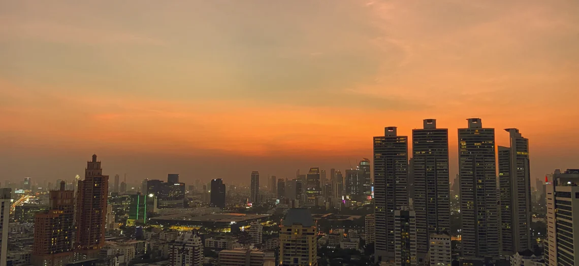 Bangkok vom Rooftop