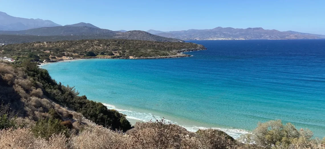 Kretas schönste Strände: Voulisma Beach: Blick von oben