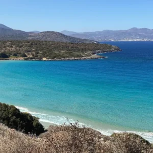 Kretas schönste Strände: Voulisma Beach: Blick von oben