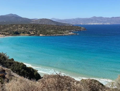Kretas schönste Strände: Voulisma Beach: Blick von oben